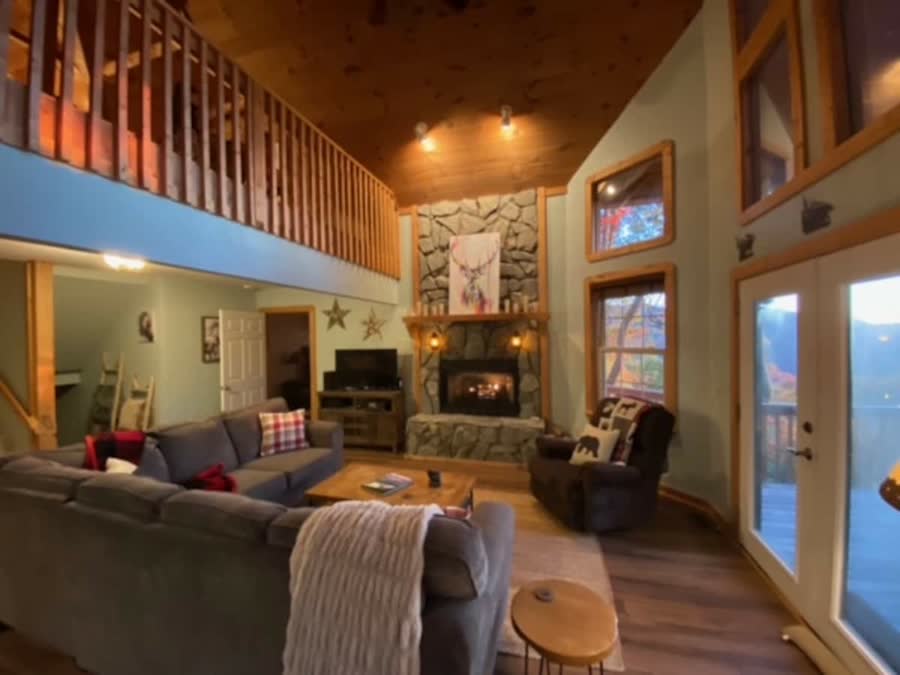 Cabin living room