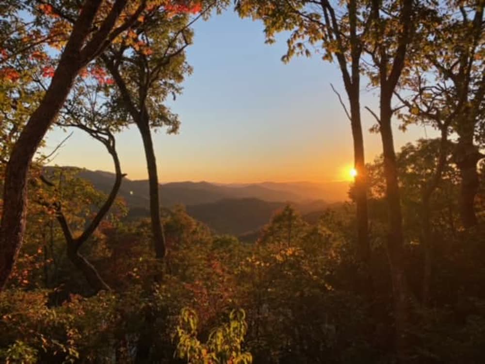 Sunset from the cabin